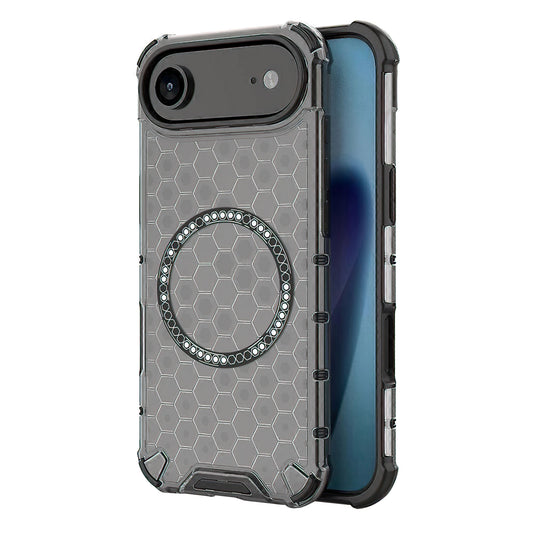 Pouzdro MagSafe pro Apple iPhone 17 Air, Techsuit, HoneyComb Shield, Černá