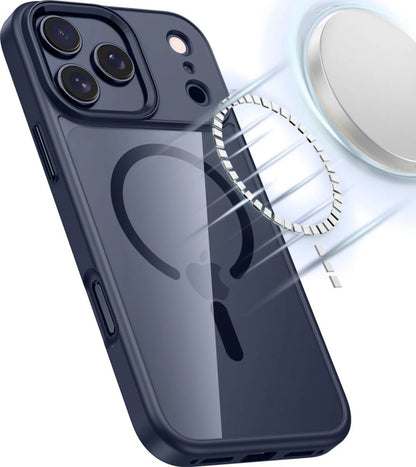 Pouzdro MagSafe pro Apple iPhone 17 Pro, Tech-Protect, Magmat, Námořnická modř