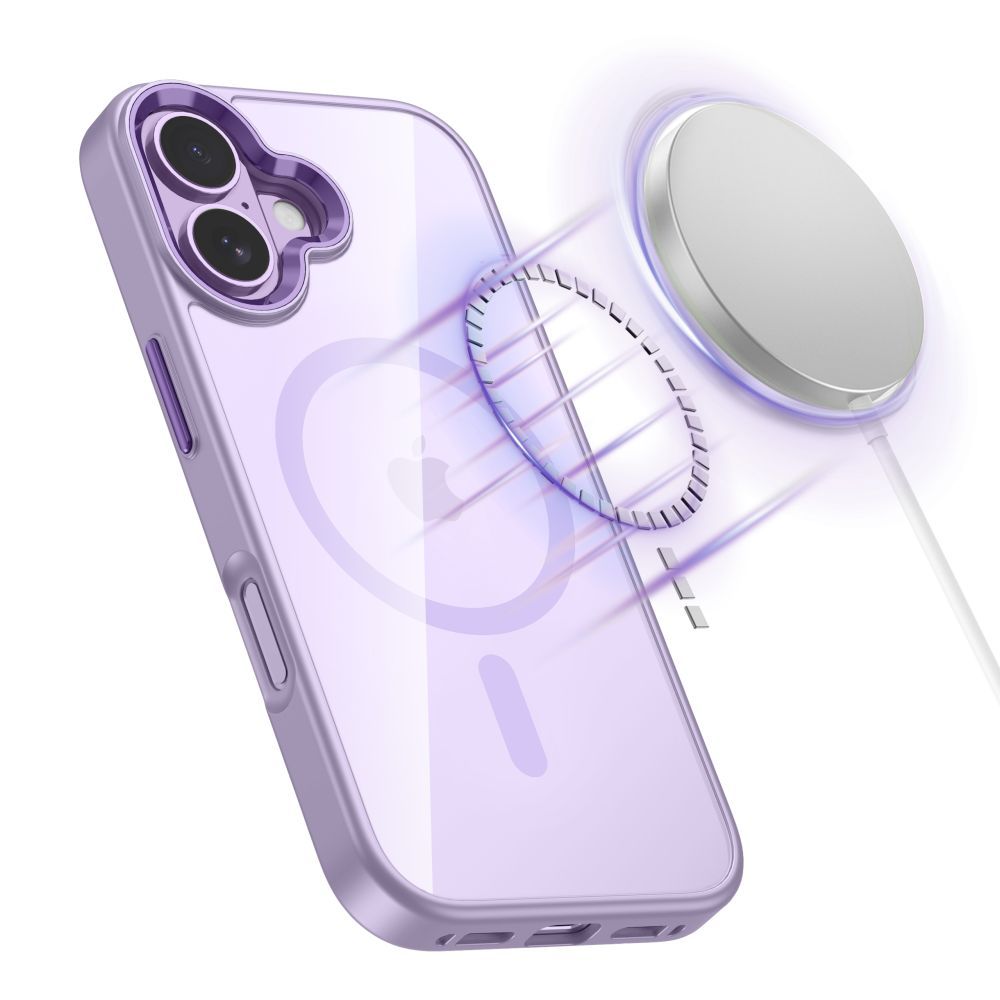 Pouzdro MagSafe pro Apple iPhone 17, Tech-Protect, Magmat, Fialová