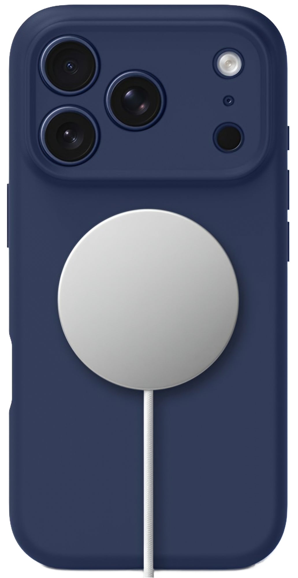 Pouzdro MagSafe pro Apple iPhone 17 Pro, Tech-Protect, Silikon, Námořnická modř