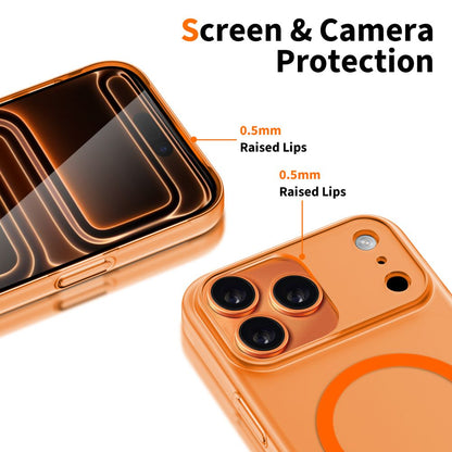 MagSafe Case for Apple iPhone 17 Pro, Tech-Protect, MagSlim, Matte Orange