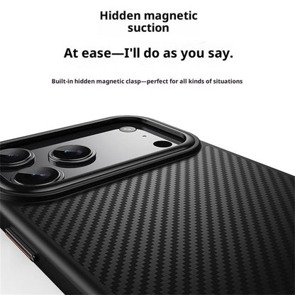 MagSafe pouzdro pro Apple iPhone 18 Pro / 17 Pro, OEM, Carbon, Černá