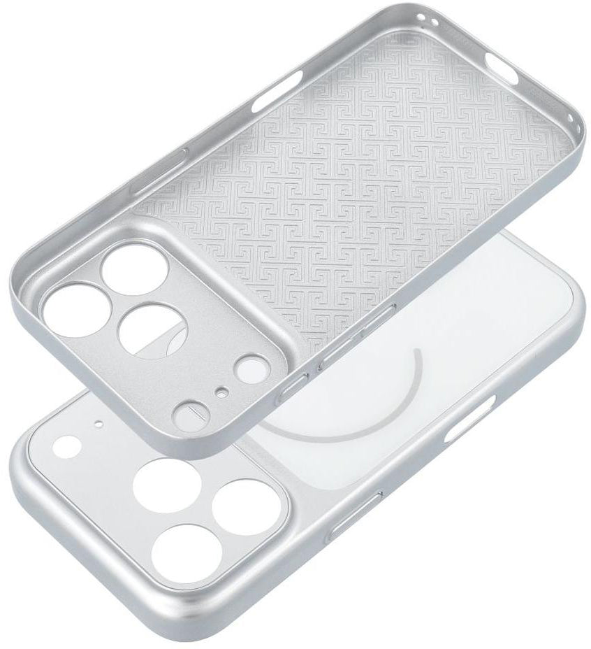 Pouzdro MagSafe pro Apple iPhone 18 Pro / 17 Pro, OEM, Make 18, stříbrné