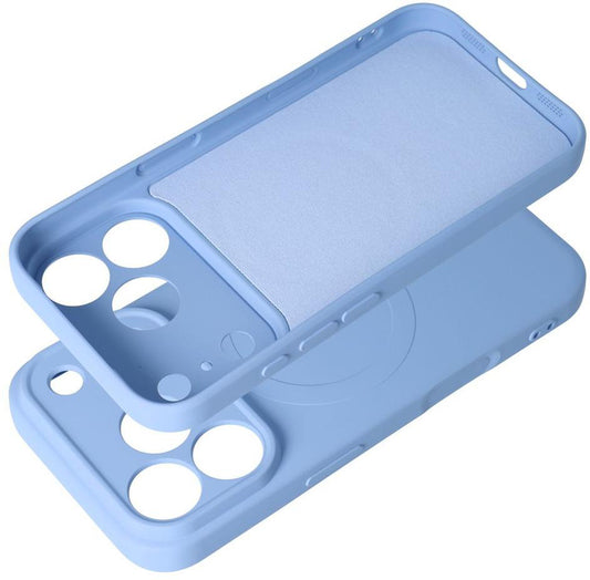 Pouzdro MagSafe pro Apple iPhone 18 Pro Max / 17 Pro Max, OEM, Silicone Mag, modré