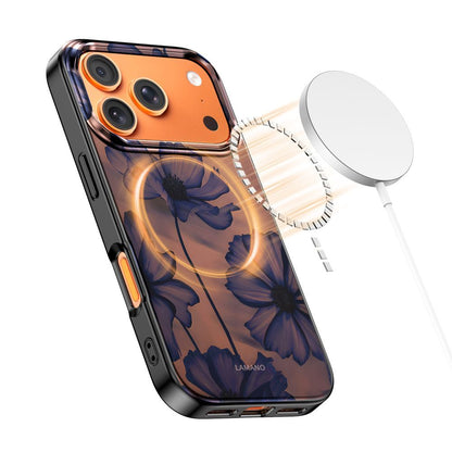 Pouzdro MagSafe pro Apple iPhone 17 Pro Max, Tech-Protect, Lamano Velvet Night, Černá