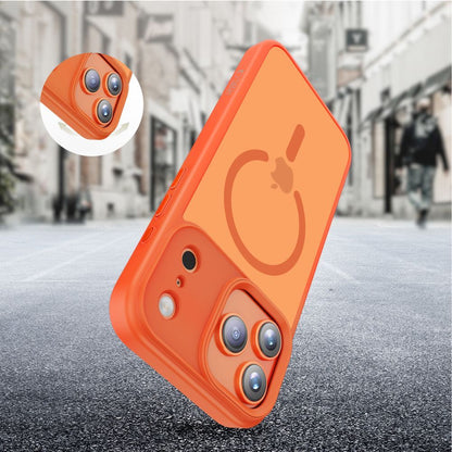 Pouzdro MagSafe pro Apple iPhone 17 Pro Max, Tech-Protect, Magmat, Matně oranžová