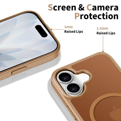 Pouzdro MagSafe pro Apple iPhone 17, Tech-Protect, BasicMag, Hnědá