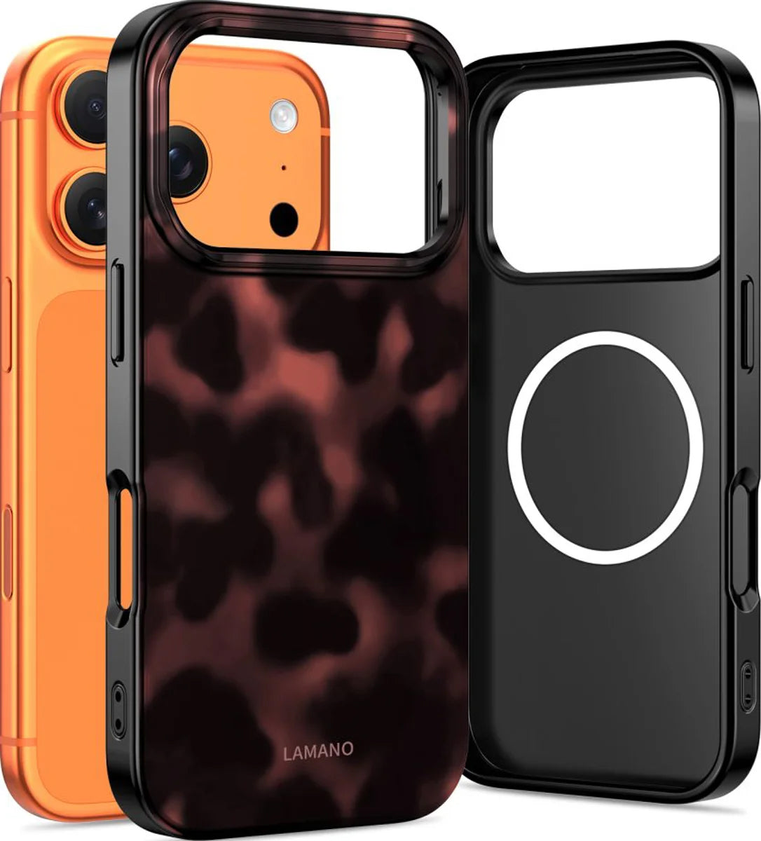 Pouzdro MagSafe pro Apple iPhone 17 Pro, Tech-Protect, Lamano Panther, Černá