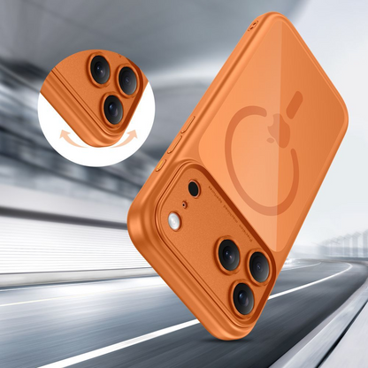 Pouzdro MagSafe pro Apple iPhone 17 Pro, Tech-Protect, MagPeak, Oranžové