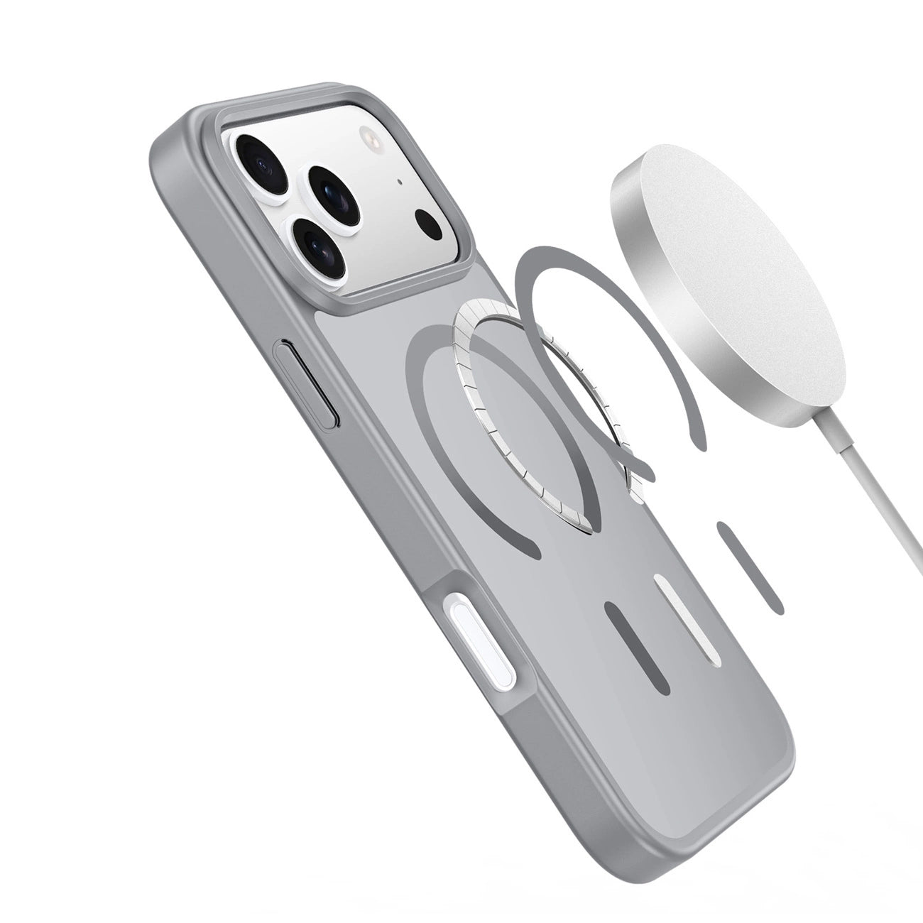 Pouzdro MagSafe pro Apple iPhone 17 Pro, DUX DUCIS, Yind, Šedé