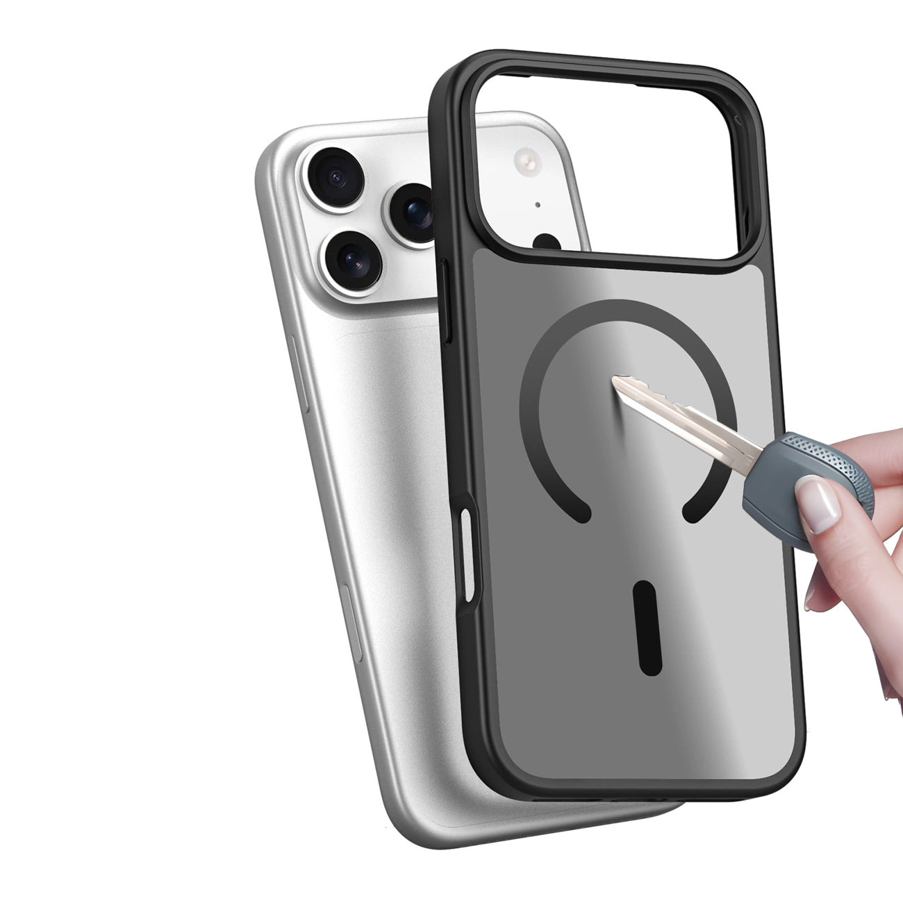 Pouzdro MagSafe pro Apple iPhone 17 Pro, DUX DUCIS, Yind, Černá