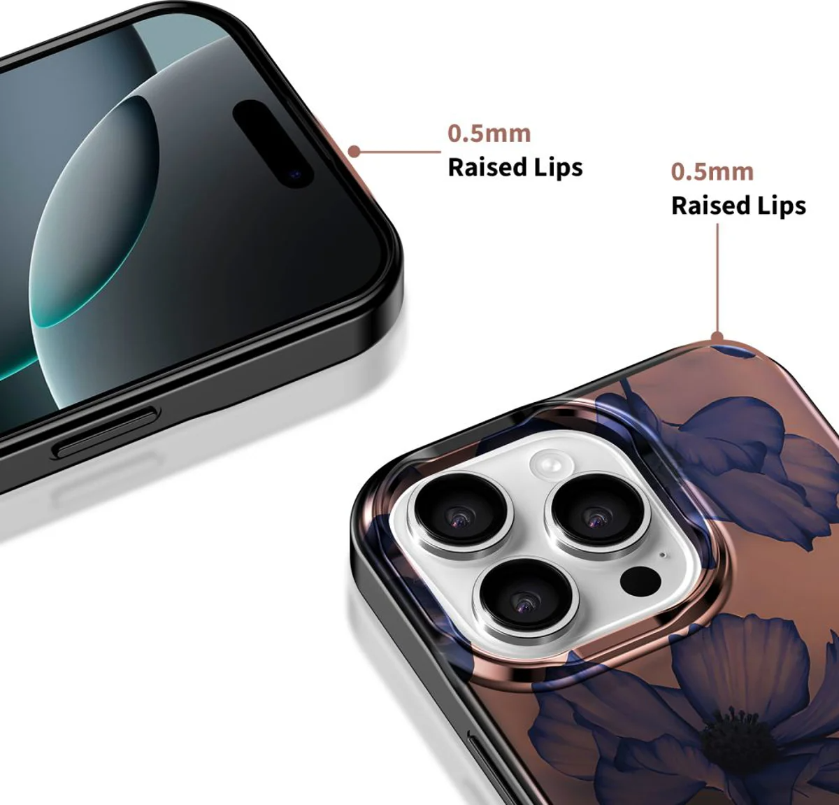 Pouzdro MagSafe pro Apple iPhone 16 Pro Max, Tech-Protect, Lamano Velvet Night, Černá