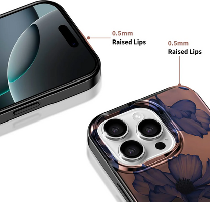 Pouzdro MagSafe pro Apple iPhone 16 Pro Max, Tech-Protect, Lamano Velvet Night, Černá