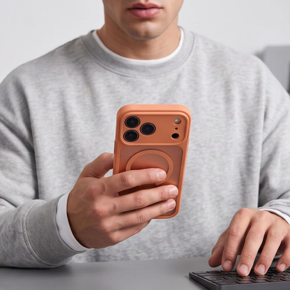 MagSafe Case for Apple iPhone 18 Pro Max / 17 Pro Max, Tech-Protect, BasicMag, Matte Orange