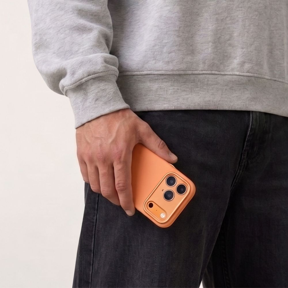 MagSafe pouzdro pro Apple iPhone 18 Pro / 17 Pro, Tech-Protect, Uniq CC, Oranžové
