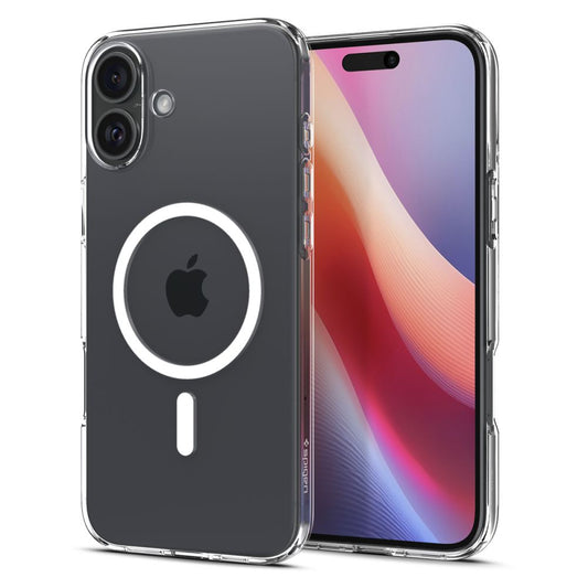 MagSafe pouzdro pro Apple iPhone 16 Plus, Spigen, Liquid Crystal, průhledné ACS08388