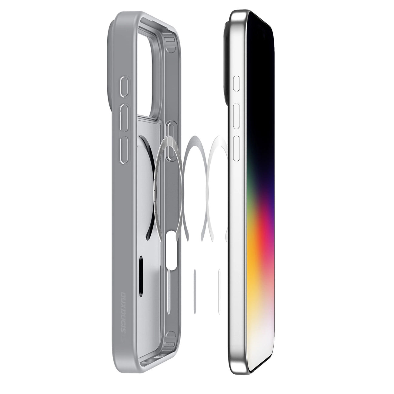 Pouzdro MagSafe pro Apple iPhone 17 Pro, DUX DUCIS, Yind, Šedé