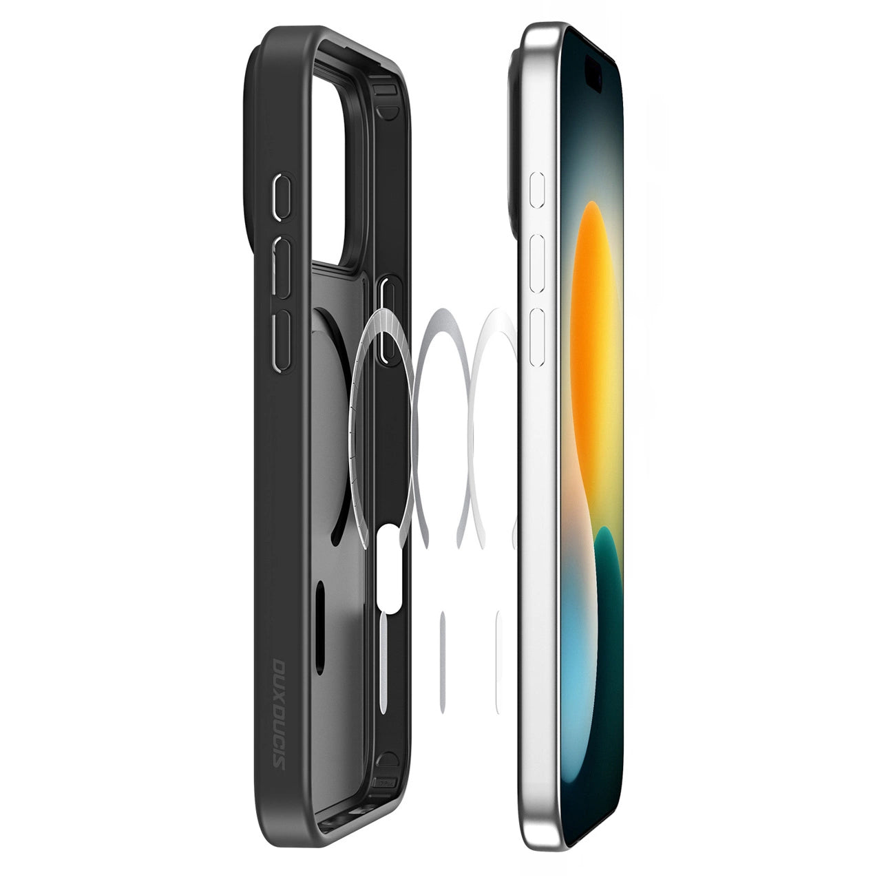 Pouzdro MagSafe pro Apple iPhone 17 Pro, DUX DUCIS, Yind, Černá