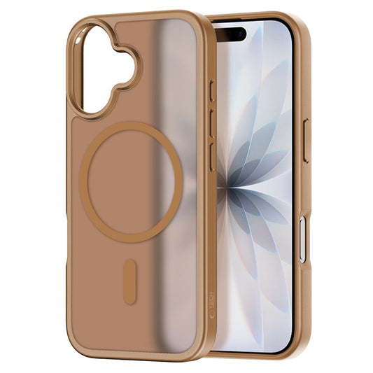 Pouzdro MagSafe pro Apple iPhone 17, Tech-Protect, BasicMag, Hnědá