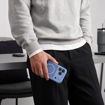 MagSafe pouzdro pro Apple iPhone 18 Pro / 17 Pro, Tech-Protect, BasicMag, Matně modré