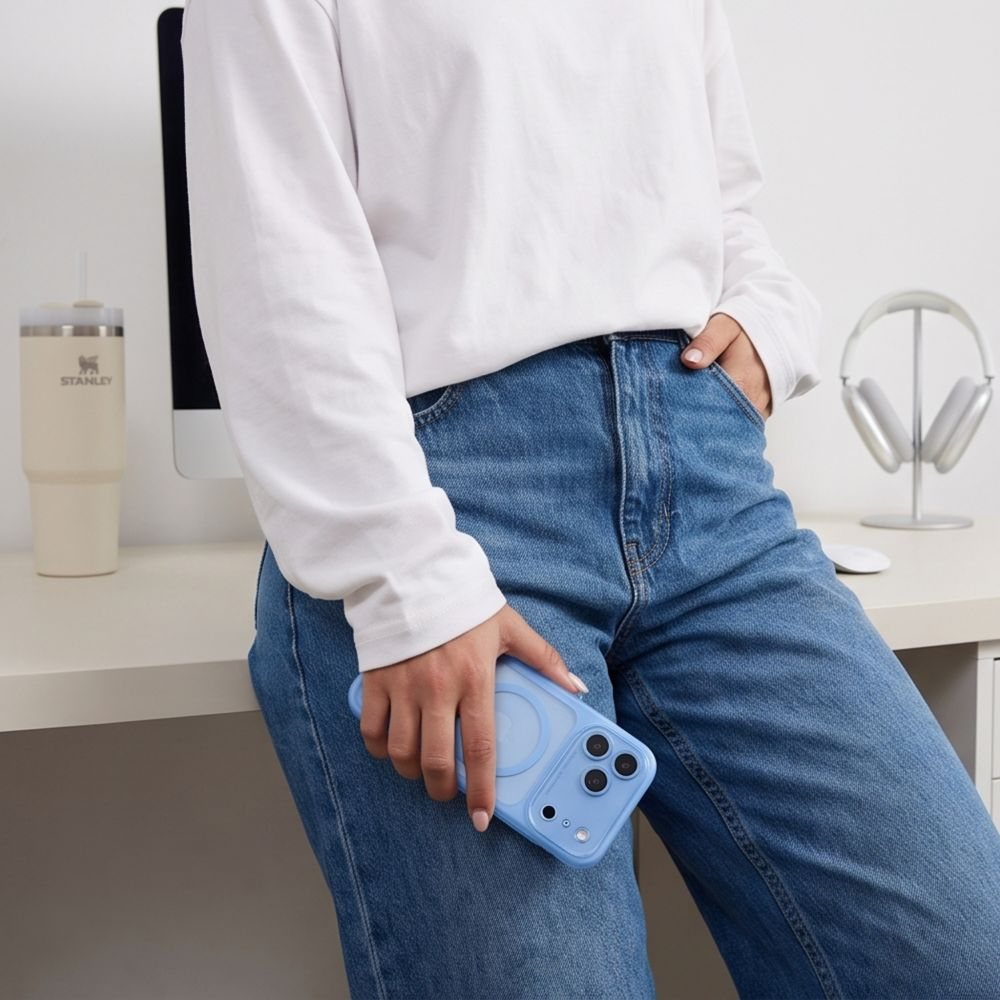 MagSafe Case for Apple iPhone 18 Pro Max / 17 Pro Max, Tech-Protect, MagPeak CC, Blue