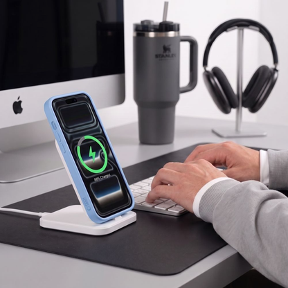 MagSafe pouzdro pro Apple iPhone 18 Pro / 17 Pro, Tech-Protect, BasicMag, Matně modré