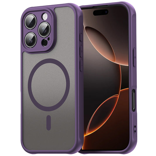 MagSafe pouzdro pro Apple iPhone 11 Pro, Techsuit, HaloFrost II, fialové