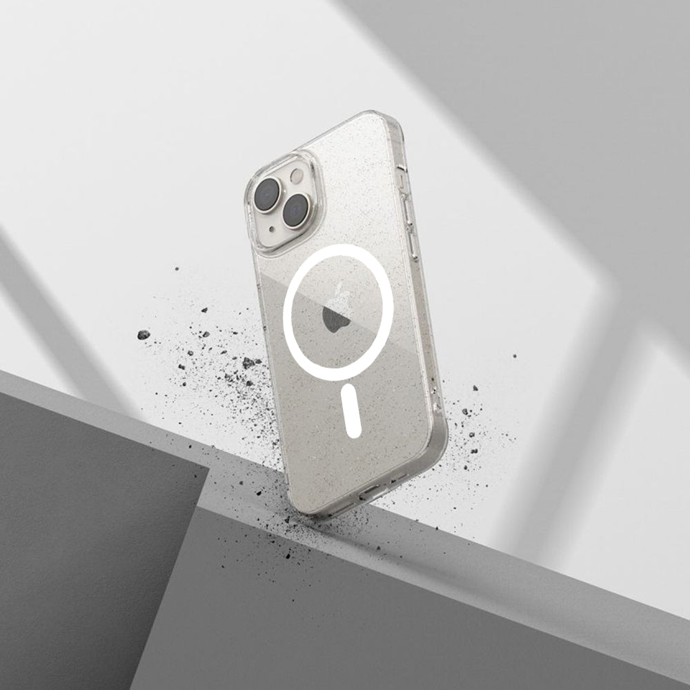 MagSafe pouzdro pro Apple iPhone 11 Pro, Techsuit, SparkleSkin, Průhledné