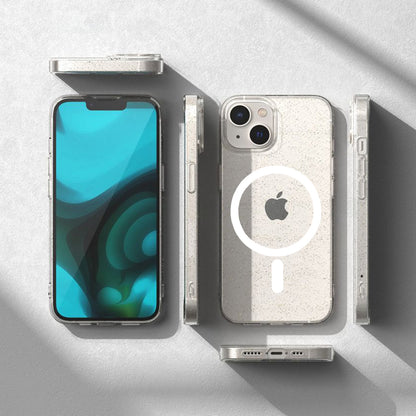 MagSafe pouzdro pro Apple iPhone 11 Pro, Techsuit, SparkleSkin, Průhledné