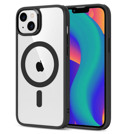 Pouzdro MagSafe pro Apple iPhone 14 / 13, ESR, Classic Hybrid, Černé Průhledné