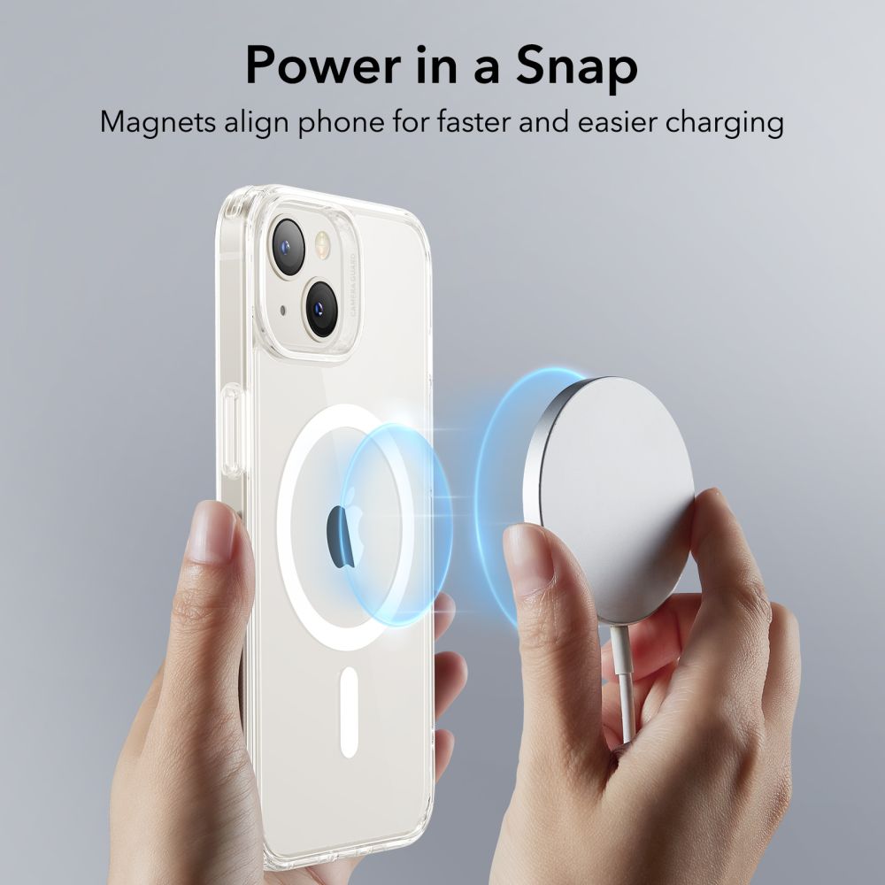 MagSafe pouzdro pro Apple iPhone 14 / 13, ESR, Classic Hybrid, Transparentní
