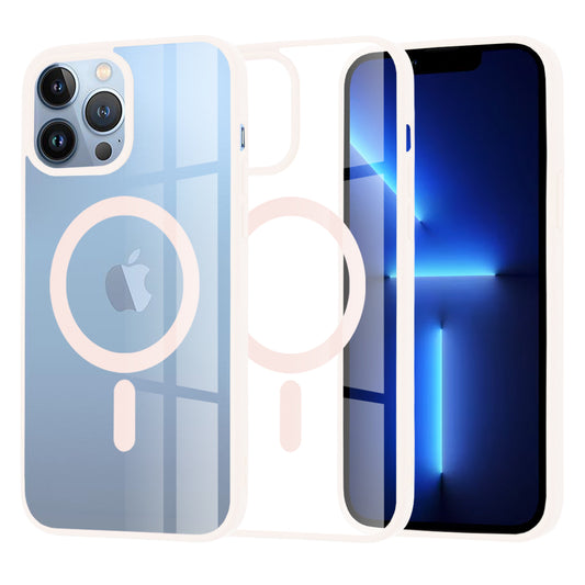 Pouzdro MagSafe pro Apple iPhone 13 Pro Max, Techsuit, Pro, Růžová