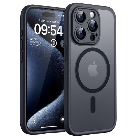 MagSafe pouzdro pro Apple iPhone 13 Pro, Techsuit, PureFrost, černé