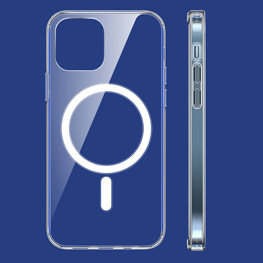 MagSafe pouzdro pro Apple iPhone 13, Techsuit, Pro, průhledné
