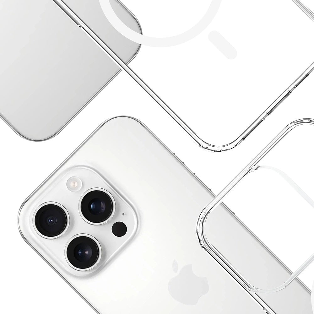 MagSafe pouzdro pro Apple iPhone 14 Pro, 3MK, Armor MagCase, Průhledné