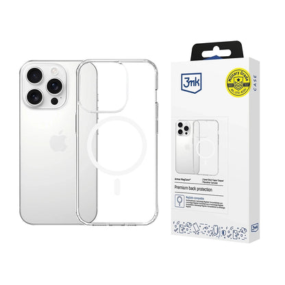 MagSafe pouzdro pro Apple iPhone 14 Pro, 3MK, Armor MagCase, Průhledné