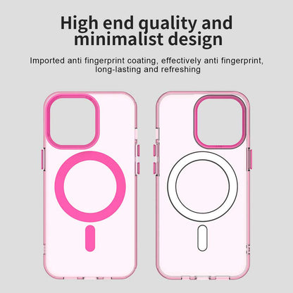 MagSafe pouzdro pro Apple iPhone 14 Pro Max, Techsuit, CandyCase, Růžová
