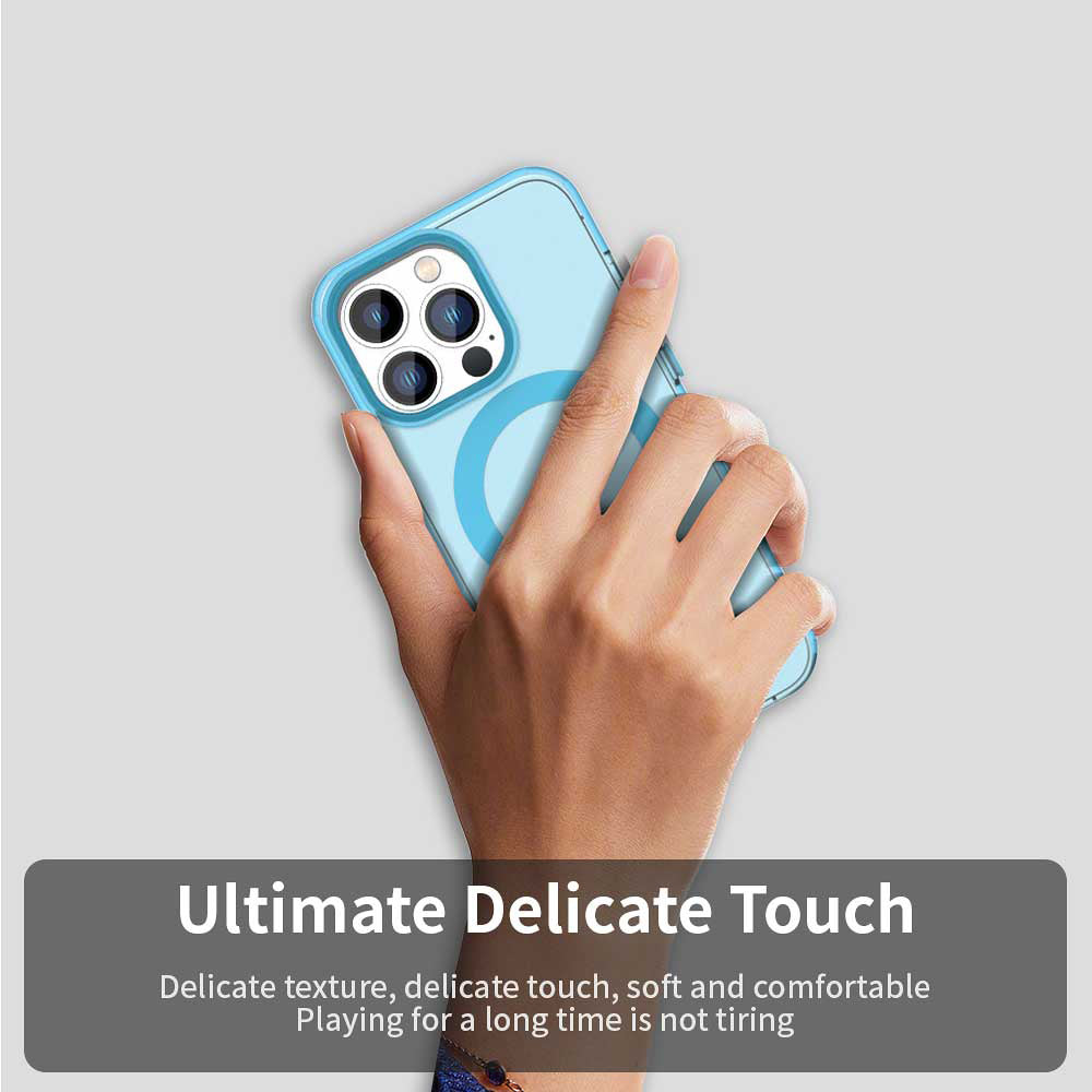 MagSafe Case for Apple iPhone 14 Pro, Techsuit, CandyCase, Blue