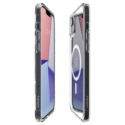 Pouzdro MagSafe pro Apple iPhone 14, Spigen, Ultra Hybrid, Bílá ACS05048