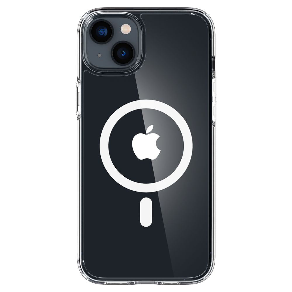 Pouzdro MagSafe pro Apple iPhone 14, Spigen, Ultra Hybrid, Bílá ACS05048