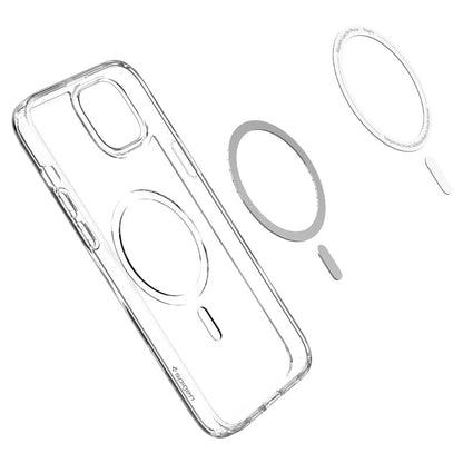 Pouzdro MagSafe pro Apple iPhone 14, Spigen, Ultra Hybrid, Bílá ACS05048