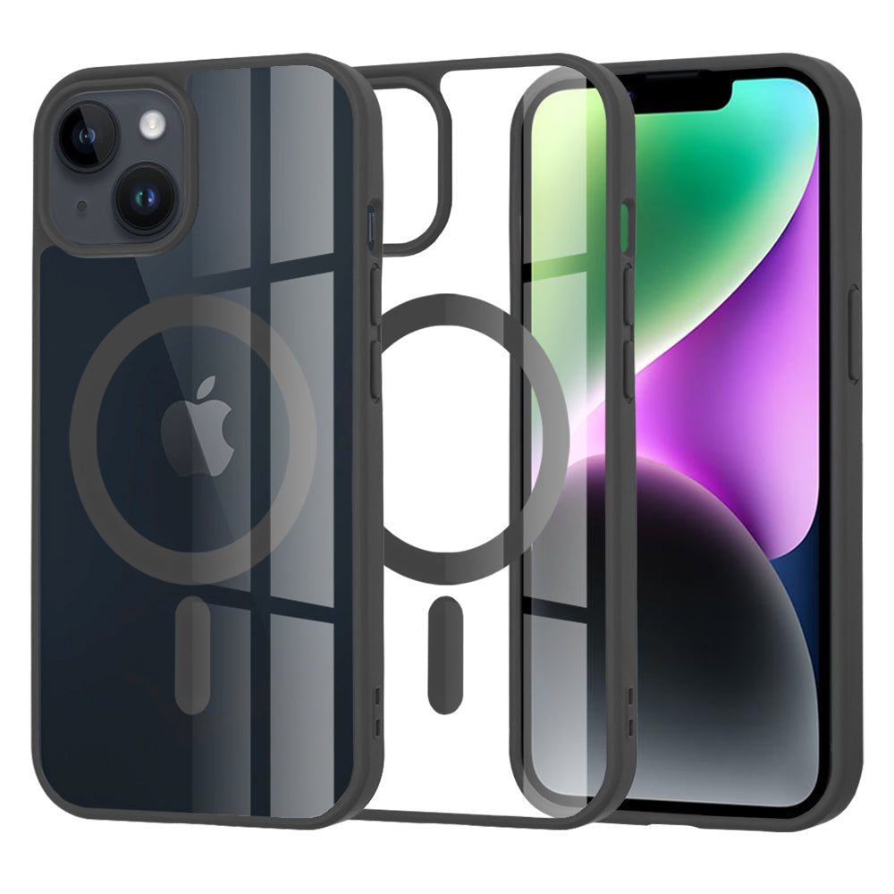 MagSafe Case for Apple iPhone 14, Techsuit, Pro, Black