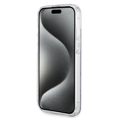 Pouzdro MagSafe pro Apple iPhone 15 Plus, Guess, IML Gcube, Černá