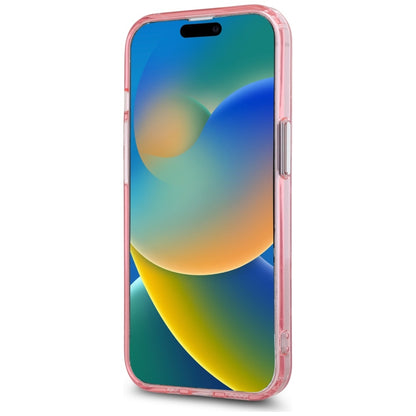 Pouzdro MagSafe pro Apple iPhone 15 Plus, Karl Lagerfeld, IML Monogram Karl & Choupette's Heads, Růžové