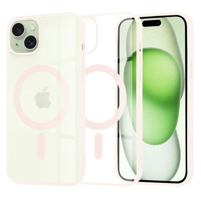 MagSafe pouzdro pro Apple iPhone 15 Plus, Techsuit, Pro, růžové