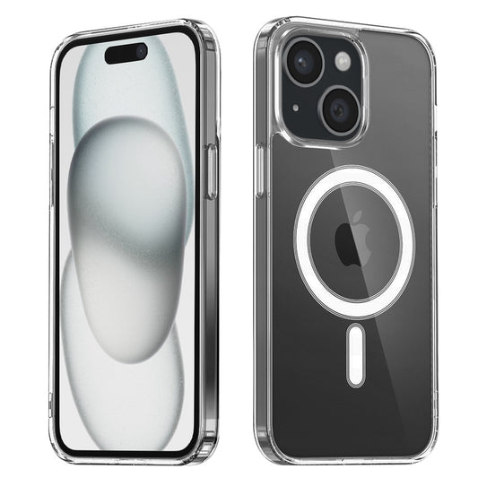 MagSafe pouzdro pro Apple iPhone 15 Plus, Techsuit, Pro, průhledné