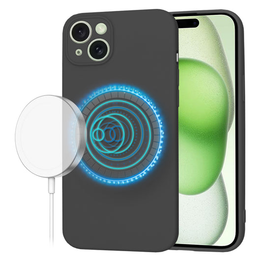 MagSafe pouzdro pro Apple iPhone 15 Plus, Techsuit, SoftFlex, černé