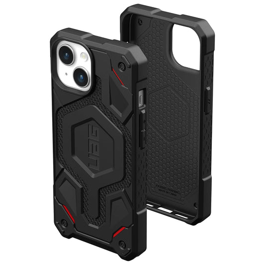MagSafe pouzdro pro Apple iPhone 15 Plus, Urban Armor Gear, Monarch Pro Kevlar, černé