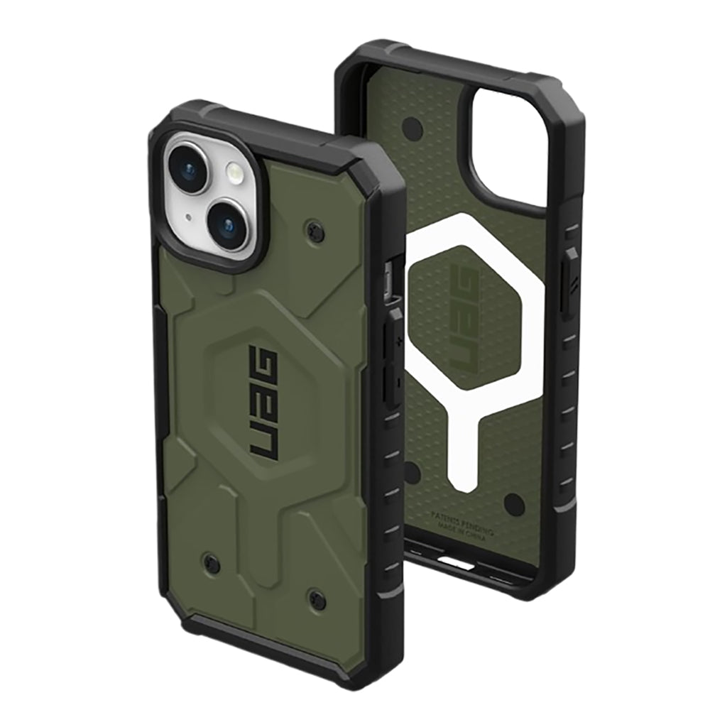 MagSafe pouzdro pro Apple iPhone 15 Plus, Urban Armor Gear, Pathfinder, Zelená