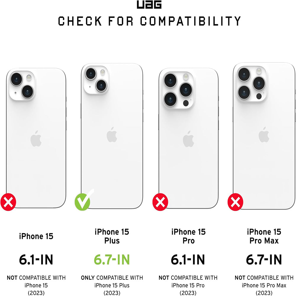 MagSafe pouzdro pro Apple iPhone 15 Plus, Urban Armor Gear, Pathfinder, Zelená